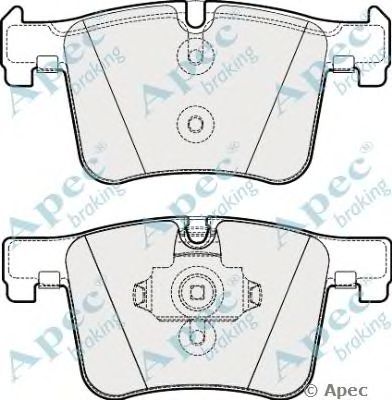 APEC BRAKING pad1830 -  Комплект тормозных колодок, дисковый тормоз
